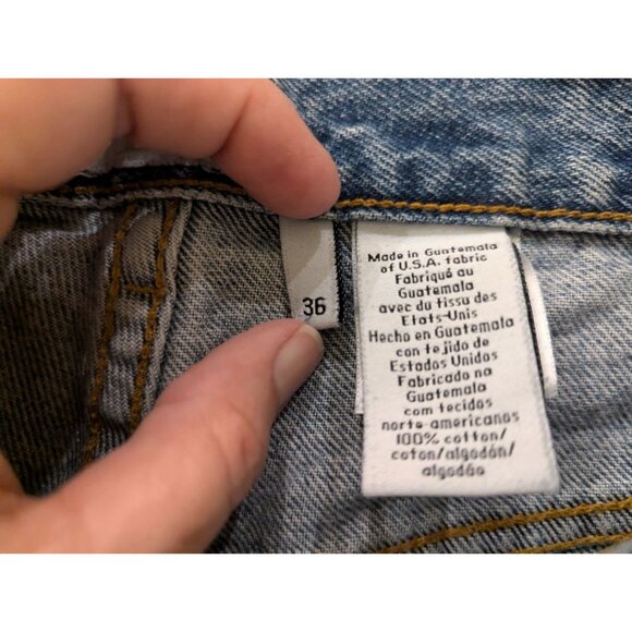 Calvin Klein Jeans Mens 36x32 Easy Fit Double Stone Wash Denim Pants - Picture 5 of 6